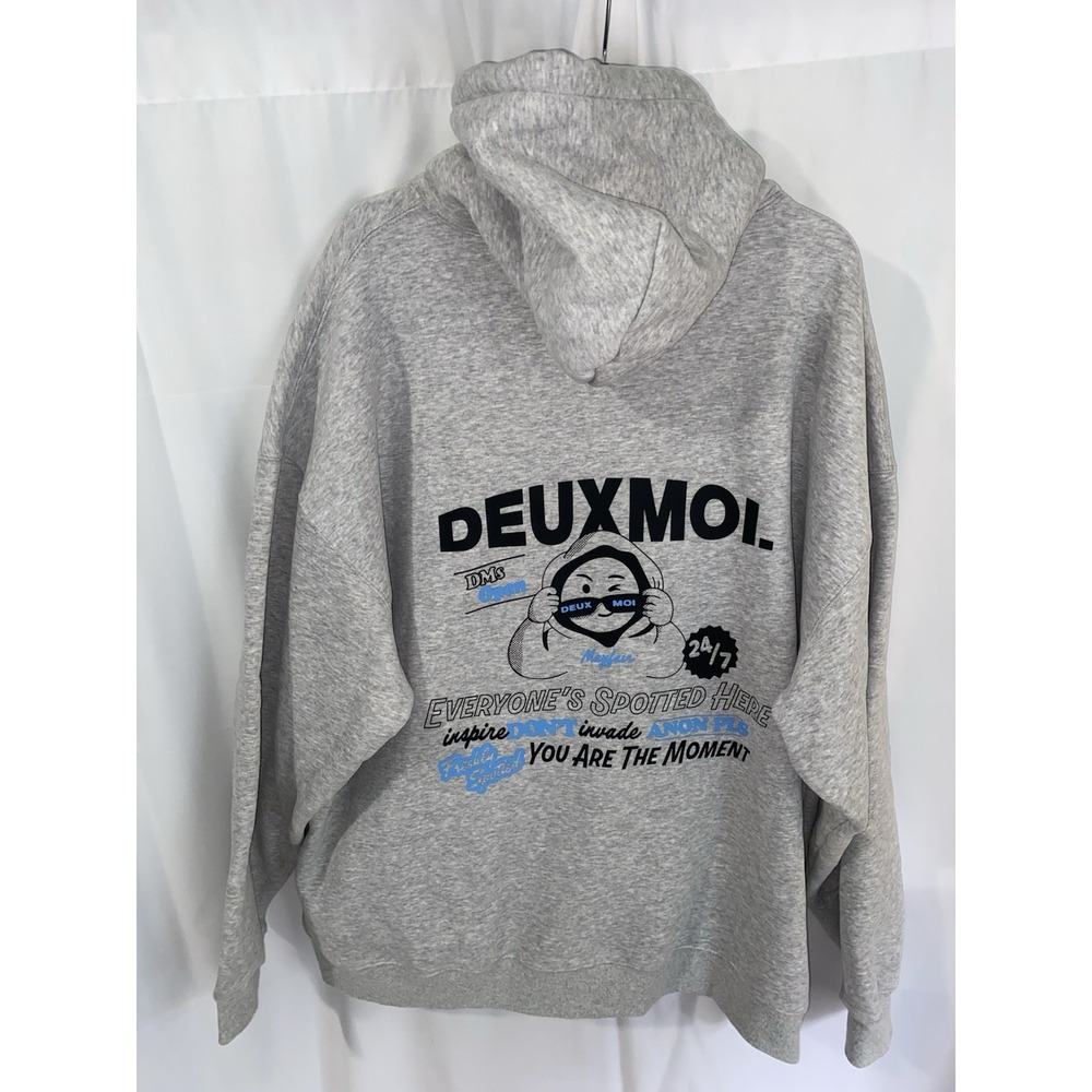 The Mayfair Group x Deuxmoi Full Zip Hoodie Hooded Sweatshirt XXL